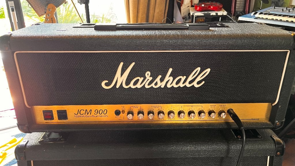 Marshall JCM 900 100W Hi Gain Dual Reverb Model 4100, Muziek en Instrumenten, Versterkers | Bas en Gitaar, Ophalen, Gebruikt, Gitaar