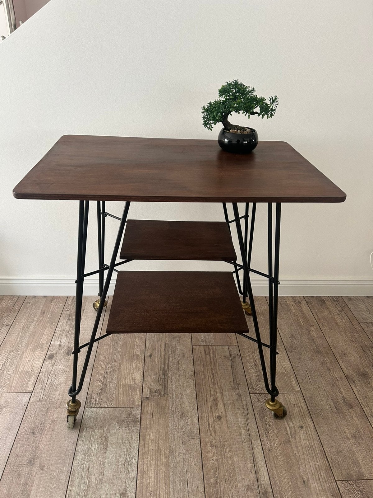 Vintage serveertafel, Ophalen of Verzenden, Zo goed als nieuw