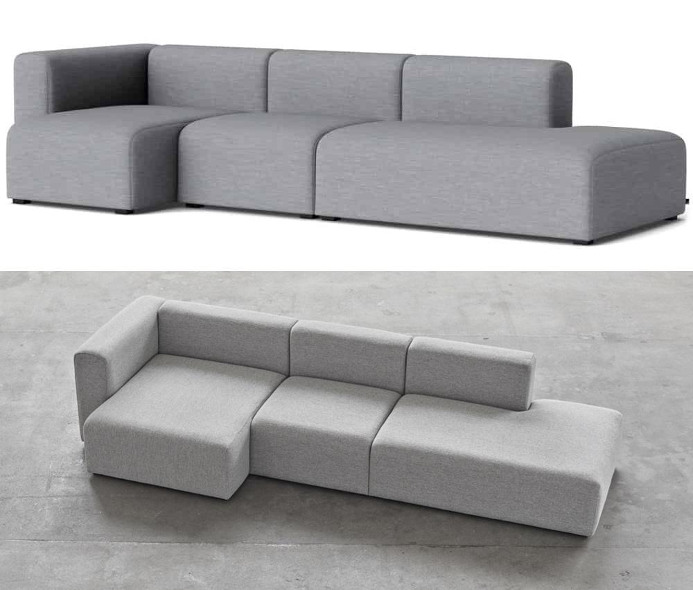 HAY Mags modulaire hoekbank met chaise longue – 3 modules, Huis en Inrichting, Zetels | Zetels en Chaises Longues, Zo goed als nieuw
