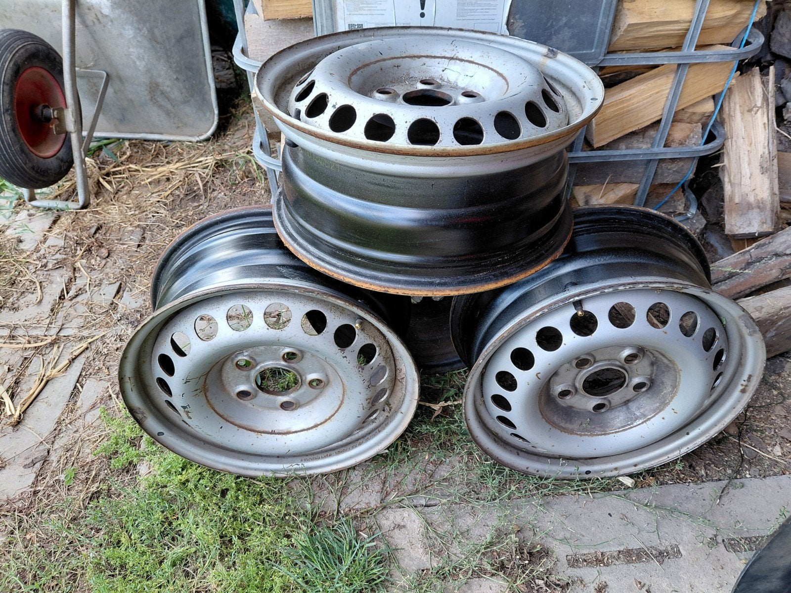 stalen velgen 16 inch, Auto-onderdelen, Ophalen, Velg(en), 16 inch, Bestelwagen