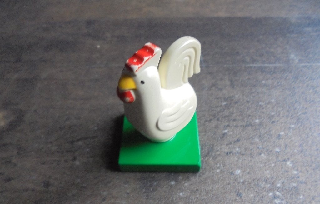 Lego Duplo Animal On Green Base Chicken Rooster(zie foto's)3, Enlèvement ou Envoi, Utilisé, Briques en vrac, Duplo