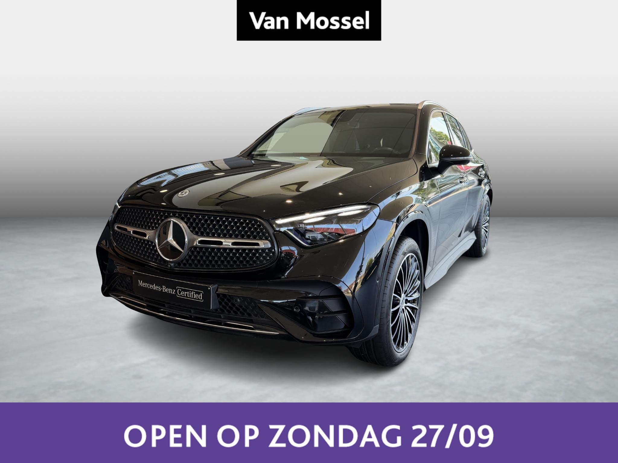 Mercedes-Benz GLC 300 e 4M AMG Line + LEDER + DIGITAL LIGHT, Auto's, Automaat, Dealer onderhouden, Stof, Gebruikt