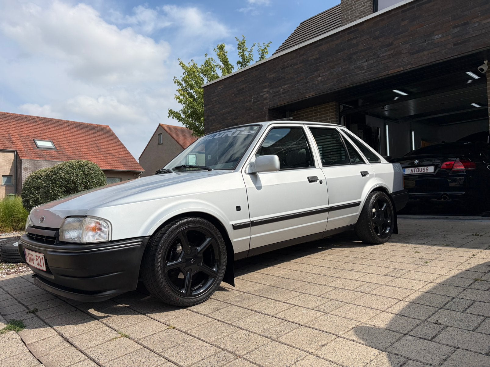 Ford escort mk4, Auto's, Voorwielaandrijving, Stof, Elektrische ramen, Grijs
