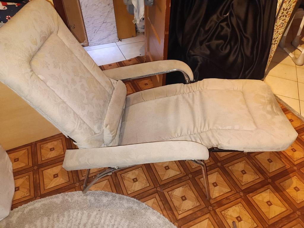 Relax zetel, Huis en Inrichting, Zetels | Complete zithoeken, Ophalen of Verzenden, Gebruikt, Stof, Retro