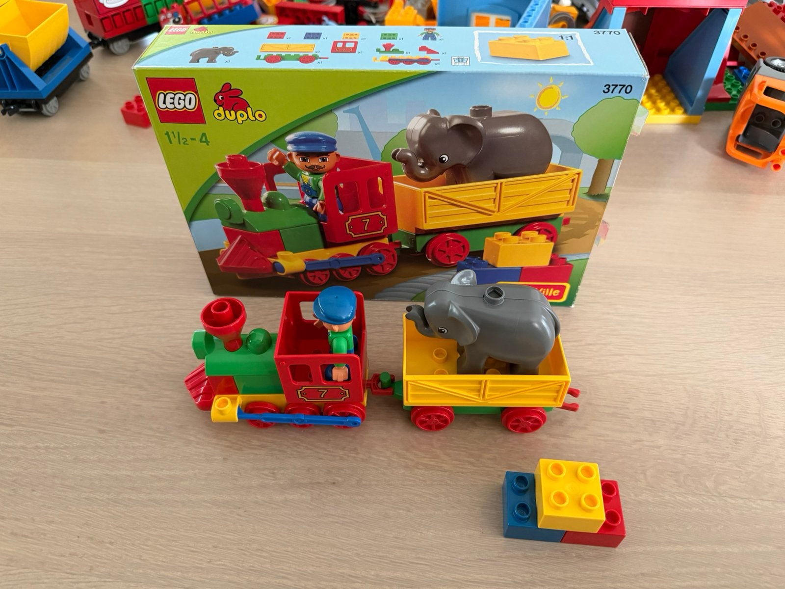 Lego Duplo treintje code 3770, Kinderen en Baby's, Ophalen of Verzenden, Zo goed als nieuw, Duplo