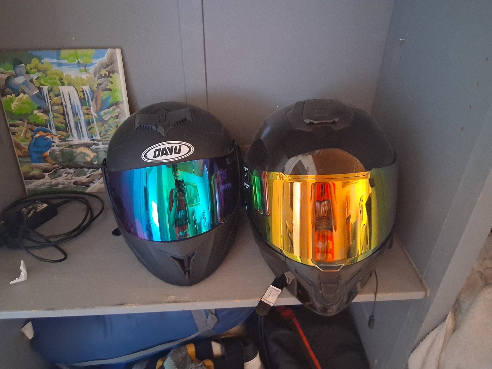 Moter helm, Fietsen en Brommers, Brommerhelmen, Ophalen