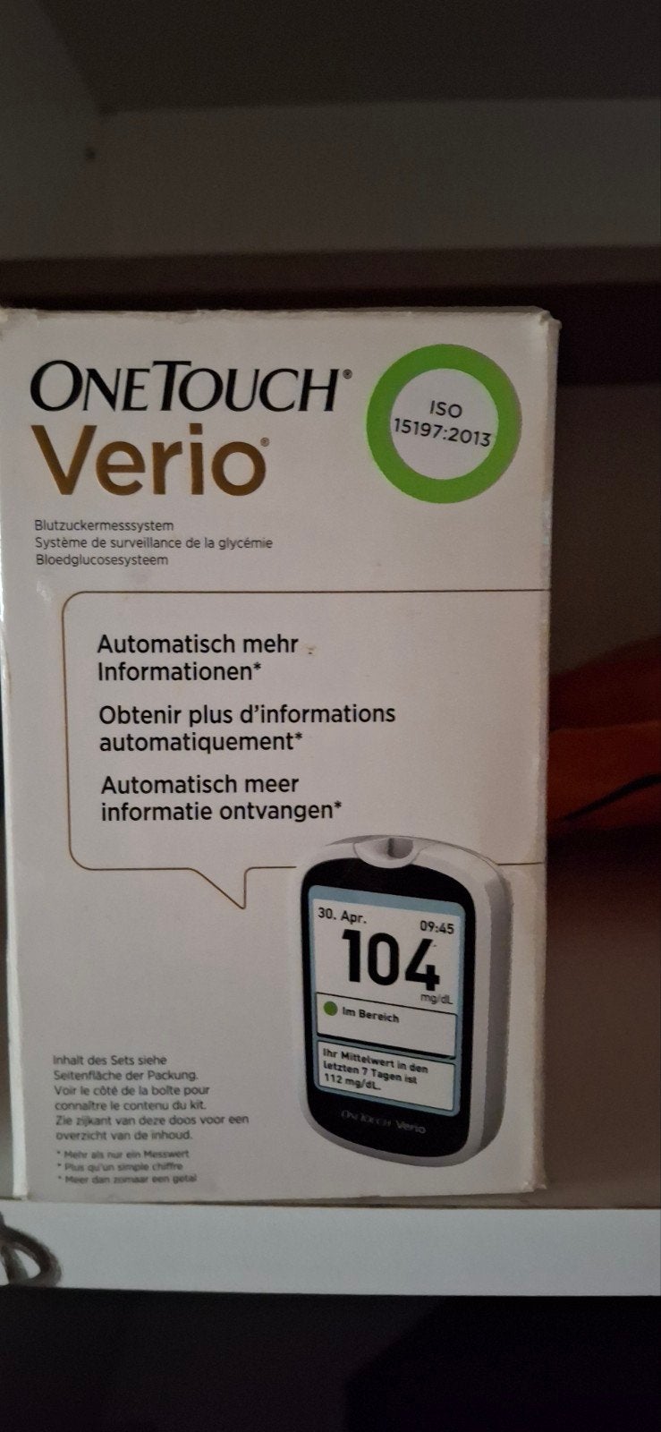 glucomètre verio. nouveau, Enlèvement ou Envoi