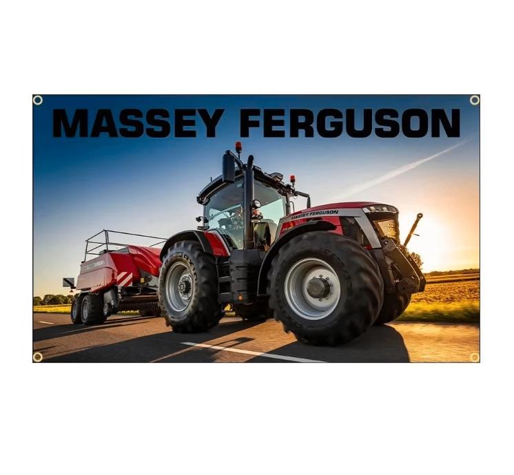 Grote vlaggen Massey Ferguson (150x90cm), Ophalen of Verzenden, Nieuw