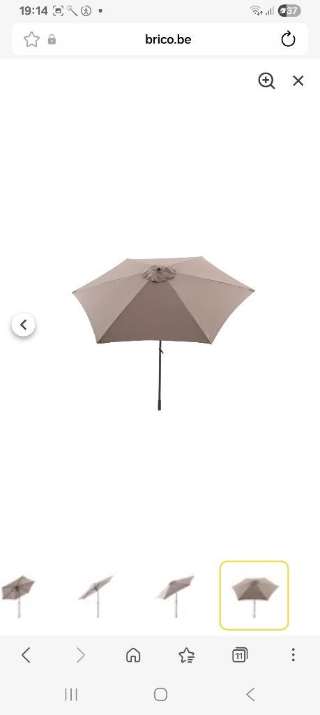 parasol, Neuf, Enlèvement, 2 à 3 mètres, Étanche