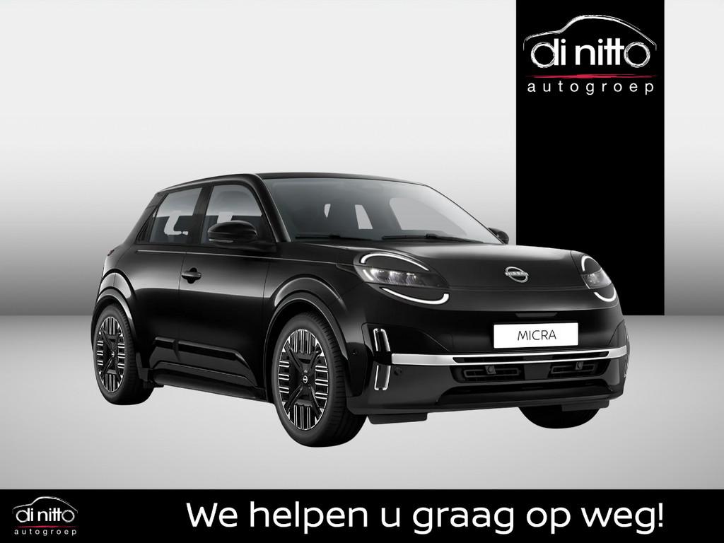 Nissan Micra 52 kWh Advance, Auto's, Stof, Elektrische ramen, 110 kW, Zwart