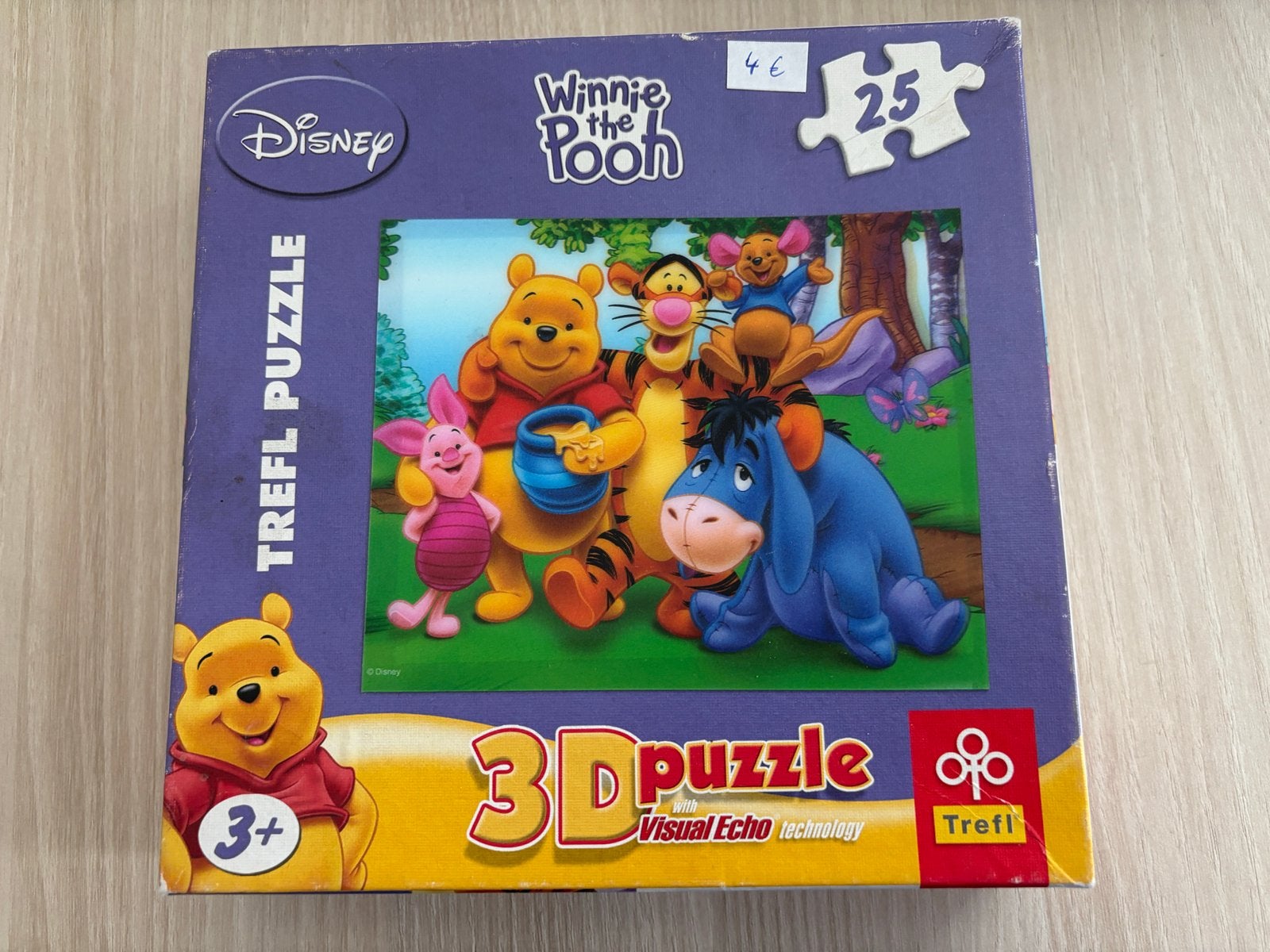 3D puzzel Winnie The Pooh, Ophalen of Verzenden, 10 tot 50 stukjes, Gebruikt, 2 tot 4 jaar