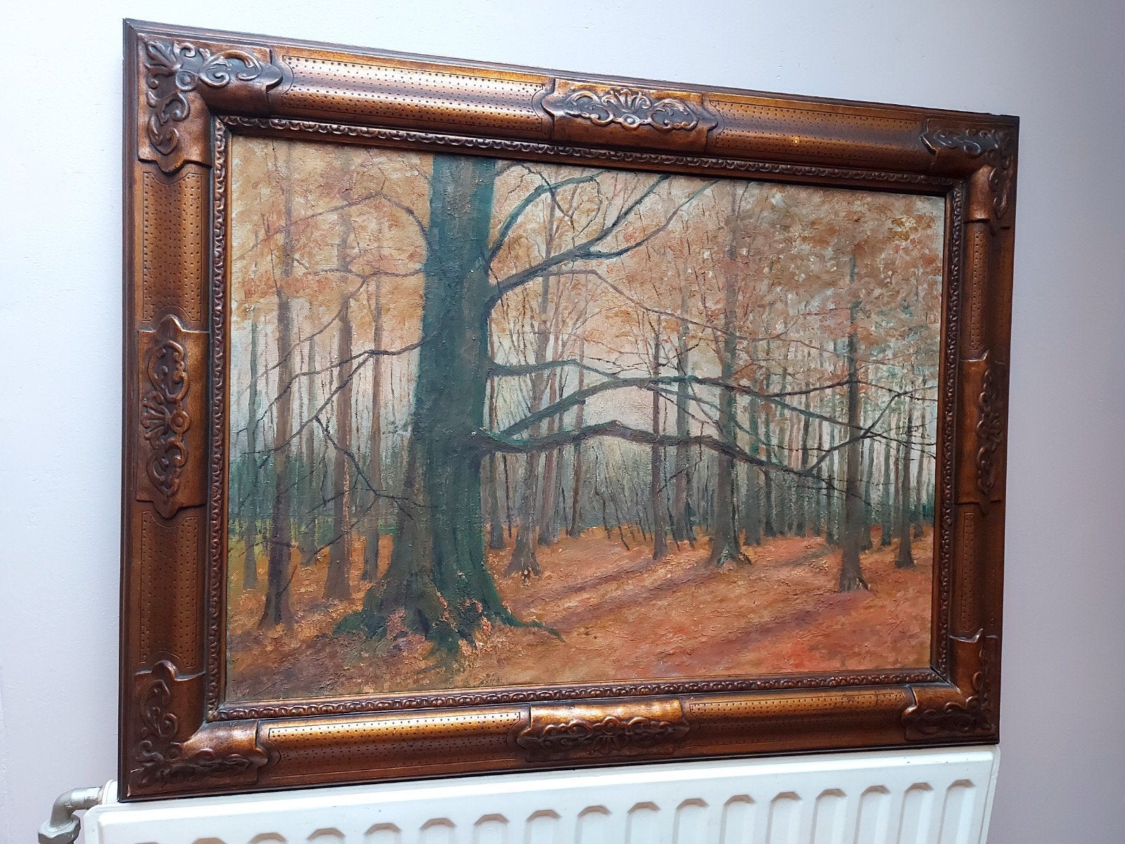 Herfstlandschap doek, Enlèvement, Paysage, Toile