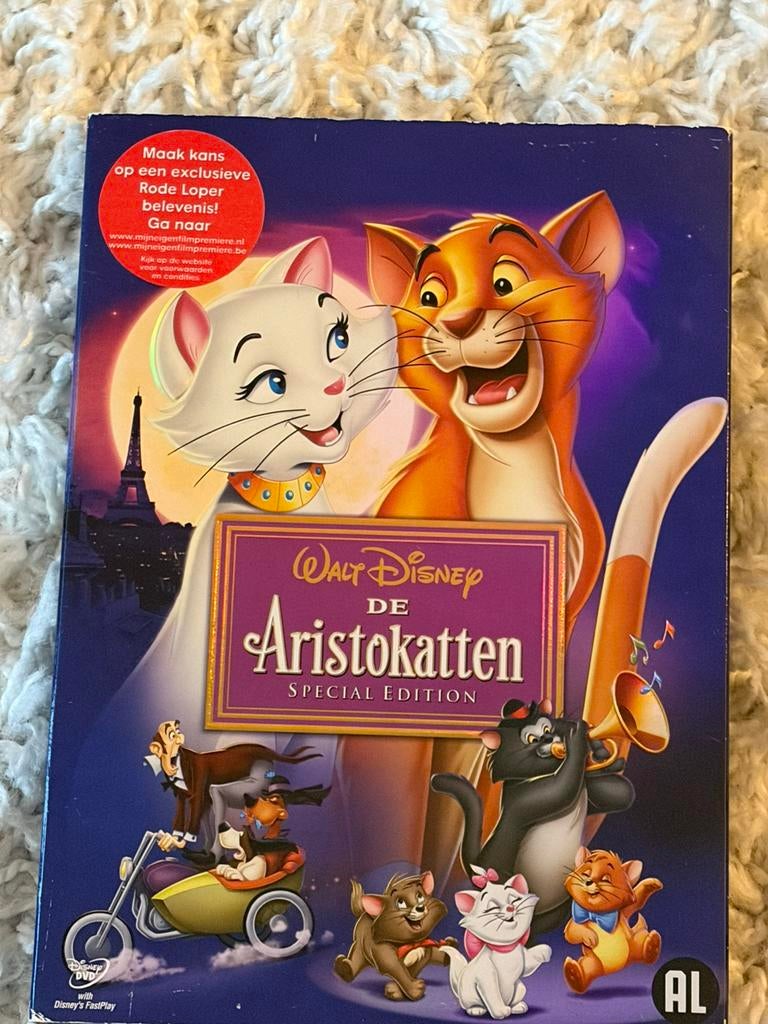 DVD - Aristokatten, Cd's en Dvd's, Ophalen of Verzenden, Gebruikt