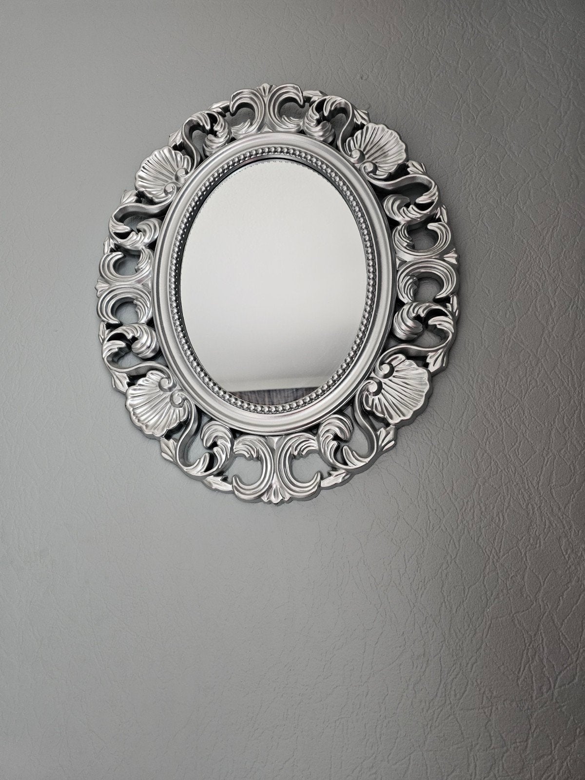 Miroir, Maison & Meubles, Accessoires pour la Maison | Miroirs, Moins de 100 cm, Comme neuf, Enlèvement, Ovale