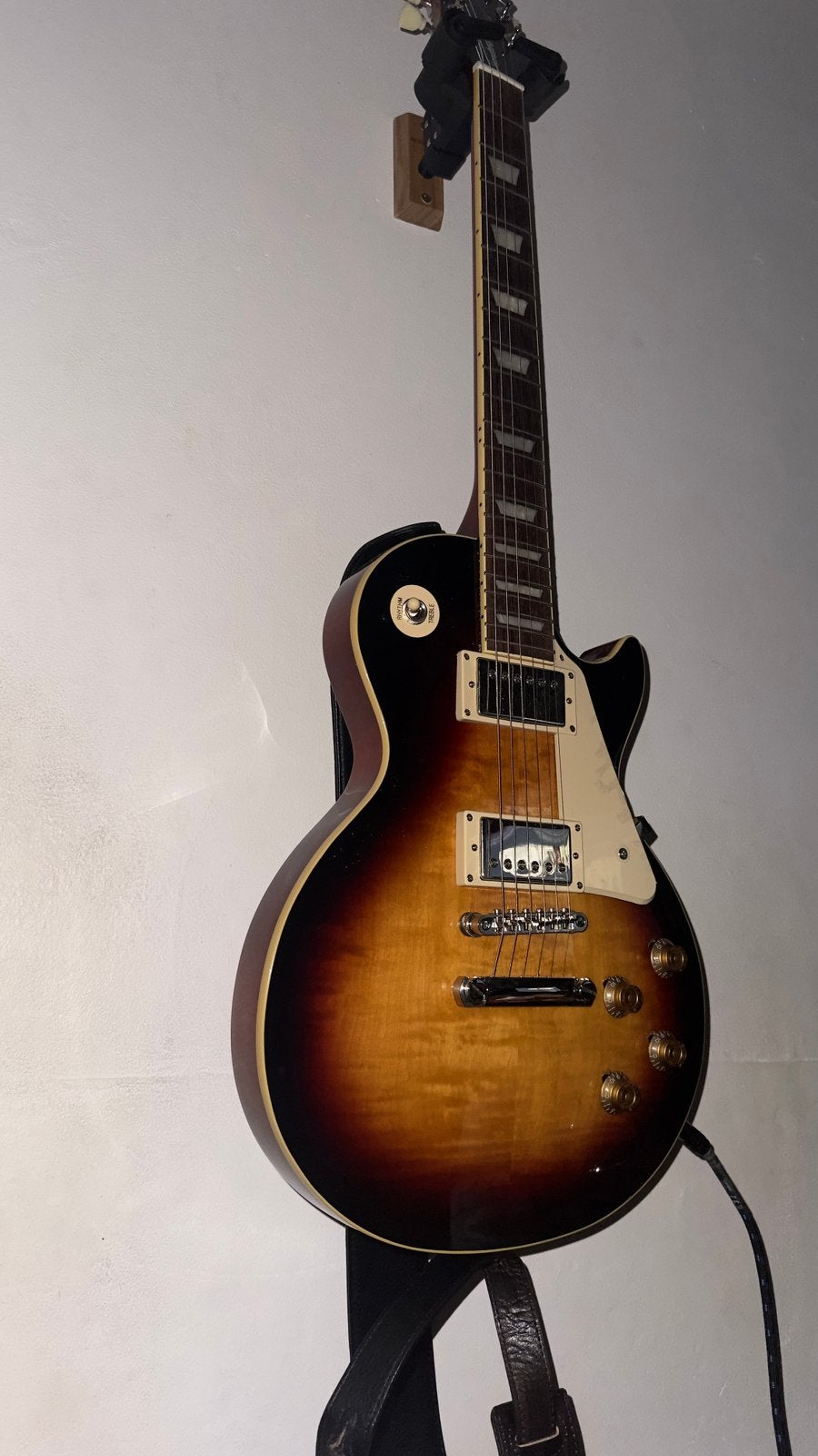 Epiphone Les Paul Standard 50s Bourbon Burst + Gigbag, Ophalen, Zo goed als nieuw, Epiphone