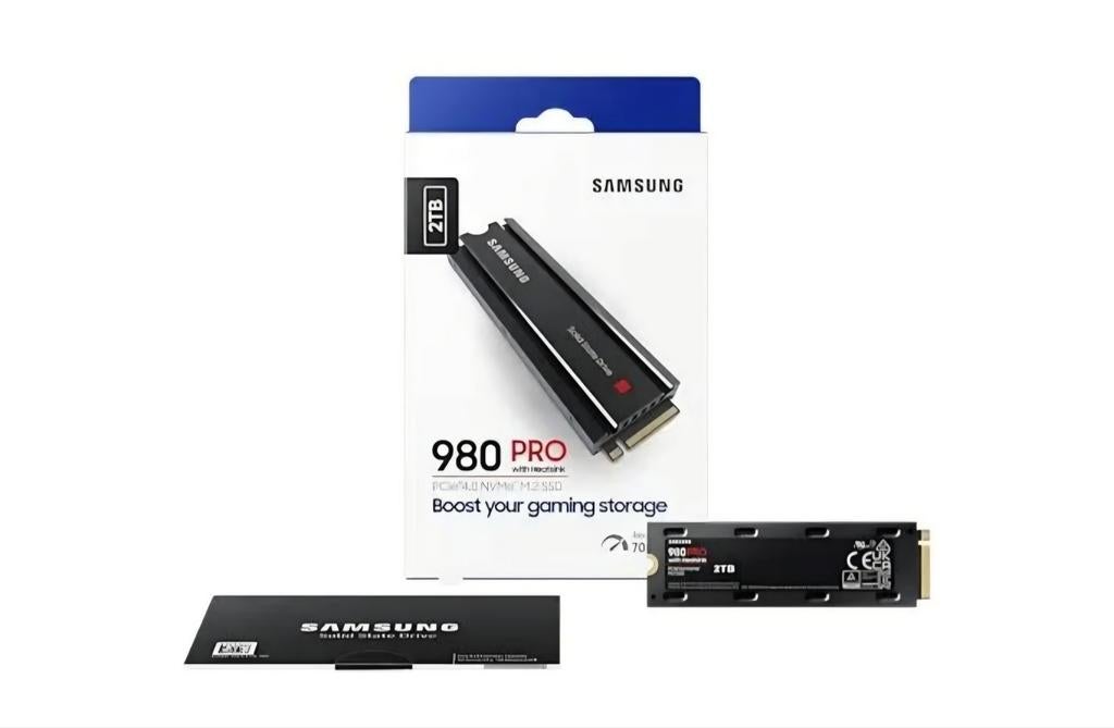 SAMSUNG SSD 980 PRO 1TB WHIT HEATSINK💯💥, Informatique & Logiciels, Disques durs, Enlèvement ou Envoi, Neuf, SSD, Samsung
