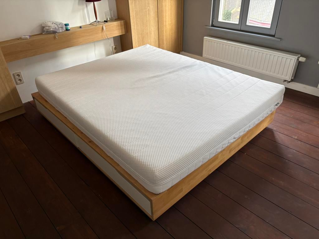 Ikea bed + matras (1,5 jaar oud), Enlèvement, Comme neuf