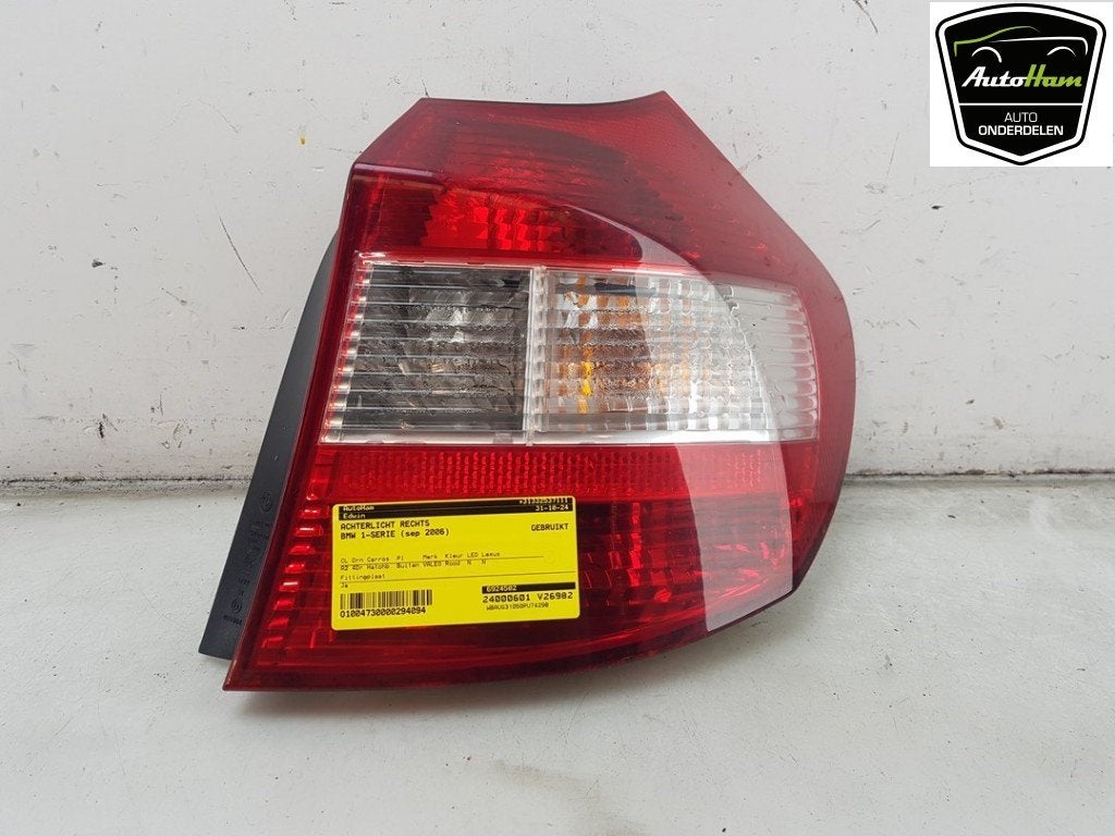 FEU ARRIÈRE DROIT BMW 1 serie (E87 / 87N) (01-2003/12-2012), Autos : Pièces & Accessoires, Utilisé, BMW