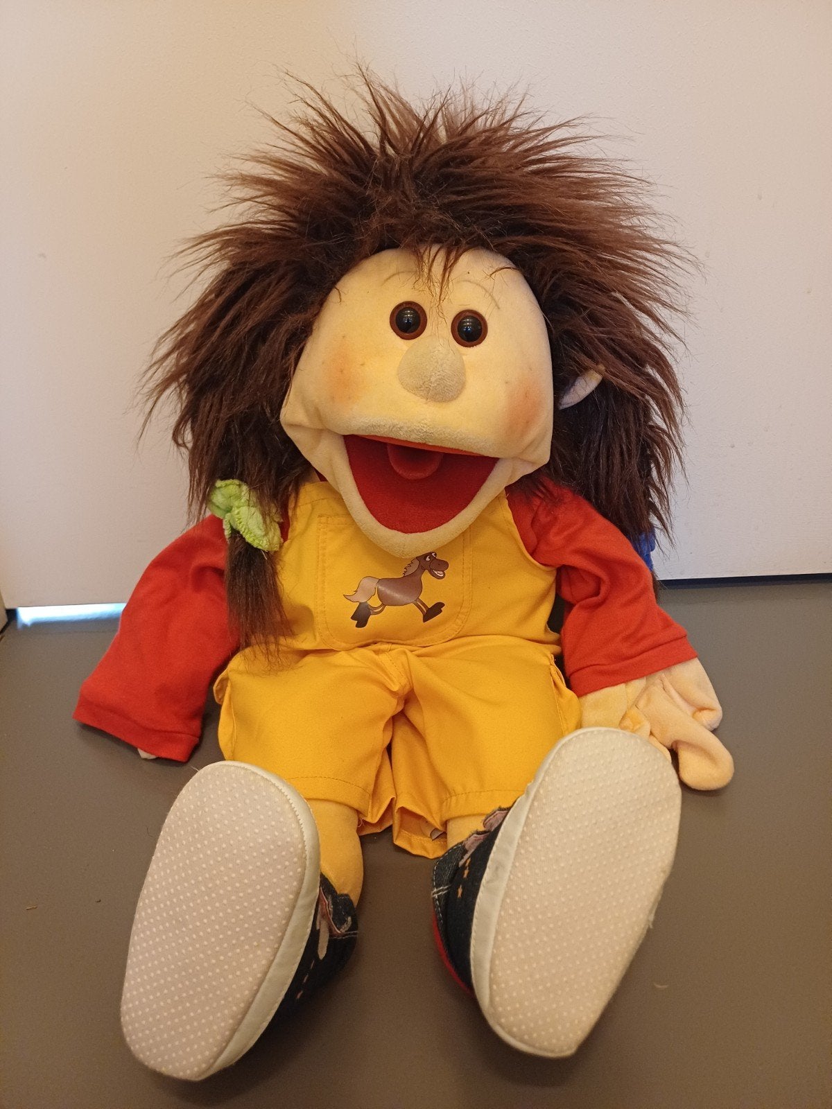 Poupée/marionnette à main Living Puppets Lou, 65 cm, Enlèvement ou Envoi
