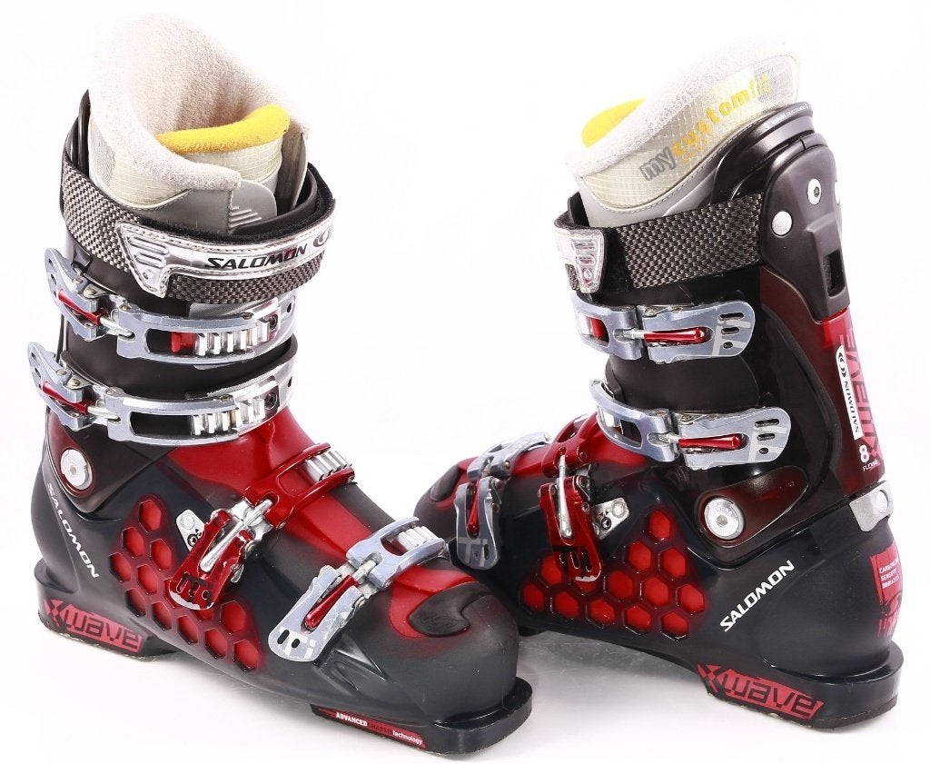 Chaussures de ski 42;42.5 EU SALOMON X WAVE 8, maillon en, Sports & Fitness, Carving, Salomon, Utilisé, Chaussures