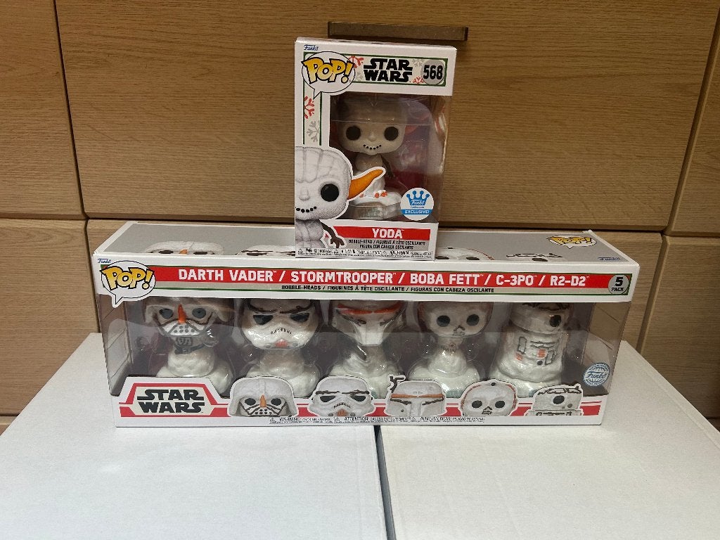 Star Wars - Lot 6 Funko Pop - Bonhomme de neige, Enlèvement ou Envoi, Neuf, Figurine