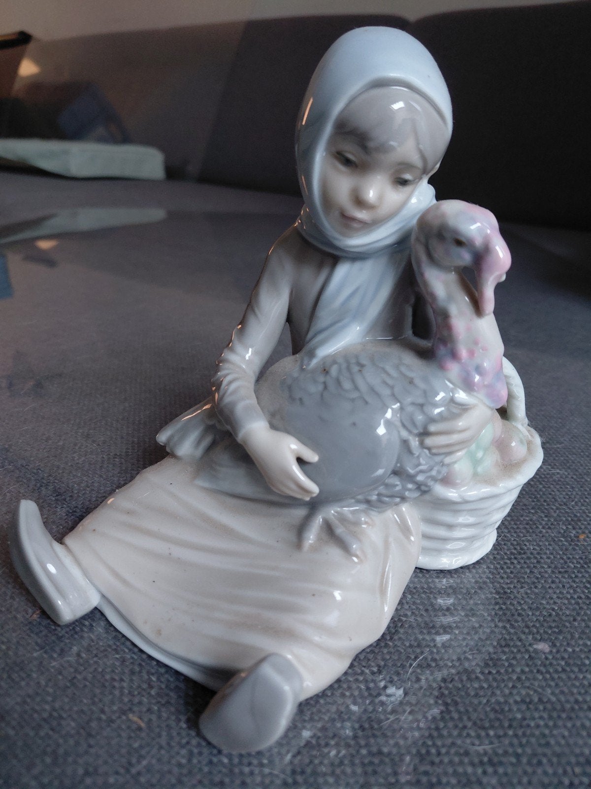 porseleinen beeld vrouw met zwaan lladro, Verzamelen, Ophalen of Verzenden