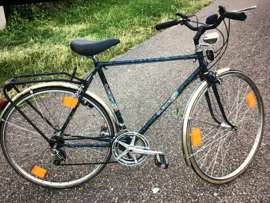 Herenfiets.  3x7 versnelling, Ophalen