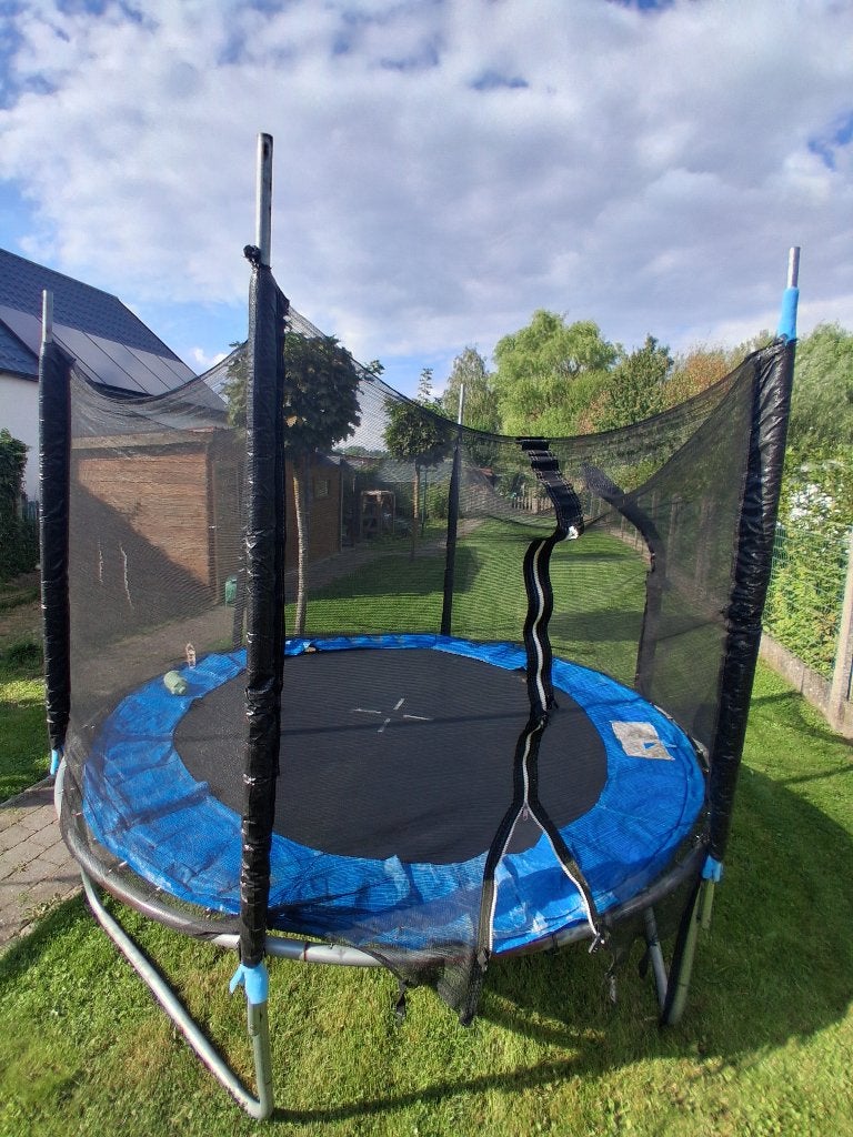 Trampoline 244cm, Kinderen en Baby's, Speelgoed | Buiten | Trampolines, Ophalen, Gebruikt