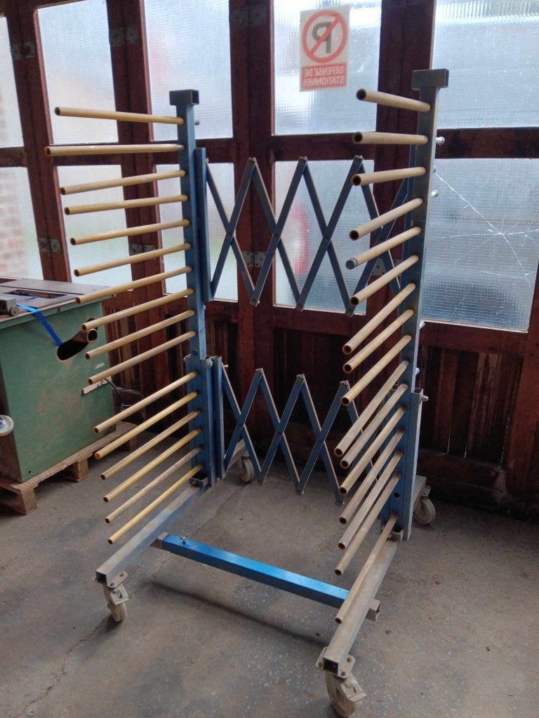 Chariot pour séchage peinture atelier, Enlèvement