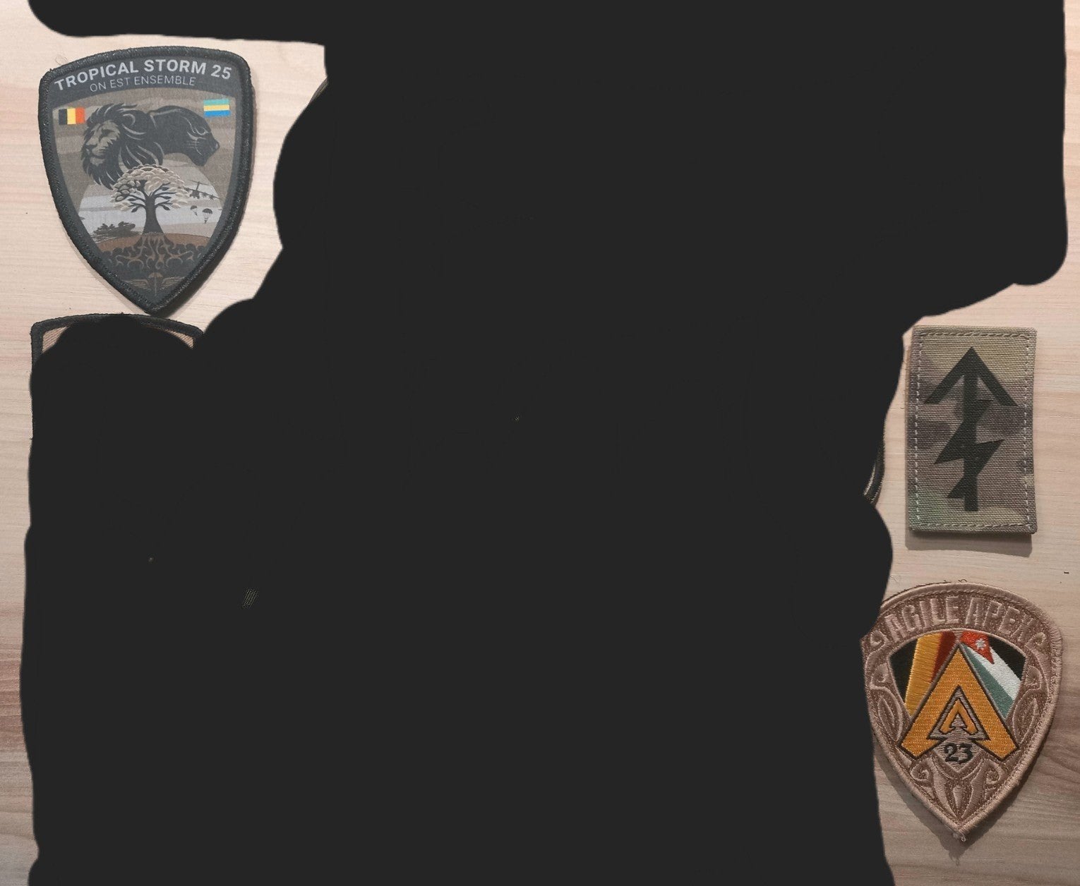 ABL PARA-COMMANDO VELCRO PATCHES, Verzamelen, Verzenden
