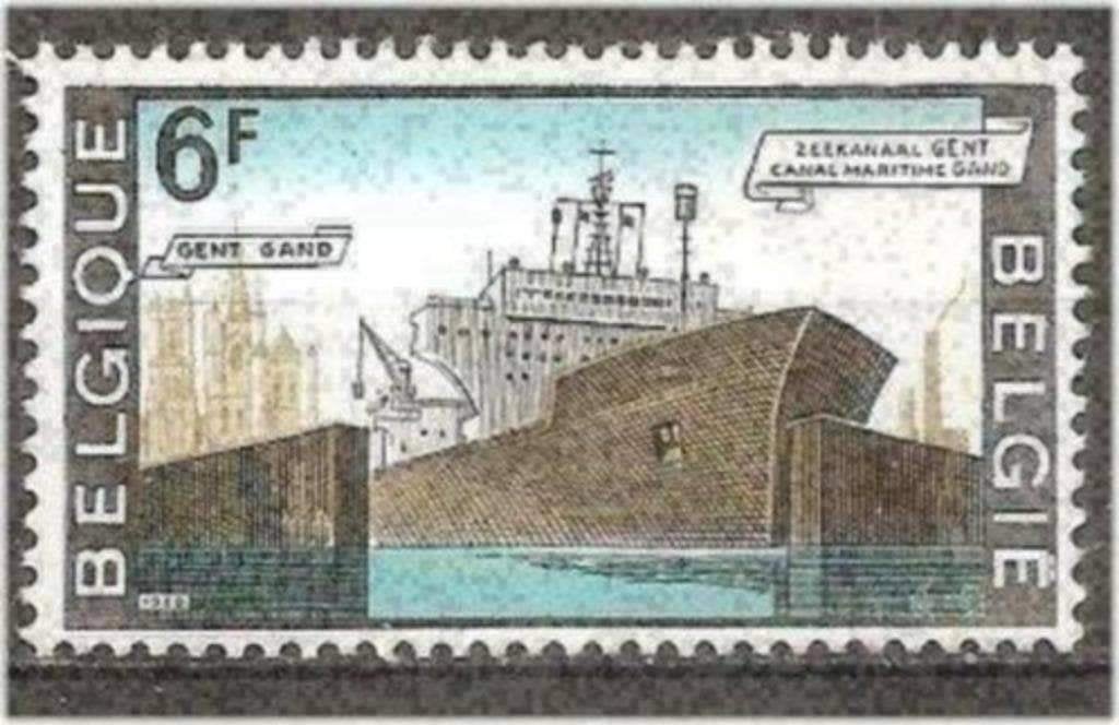 Belgique 1968 - Yvert/OBP 1479 - Canal maritime de Gand (PF), Envoi, Non oblitéré, Neuf, Navigation