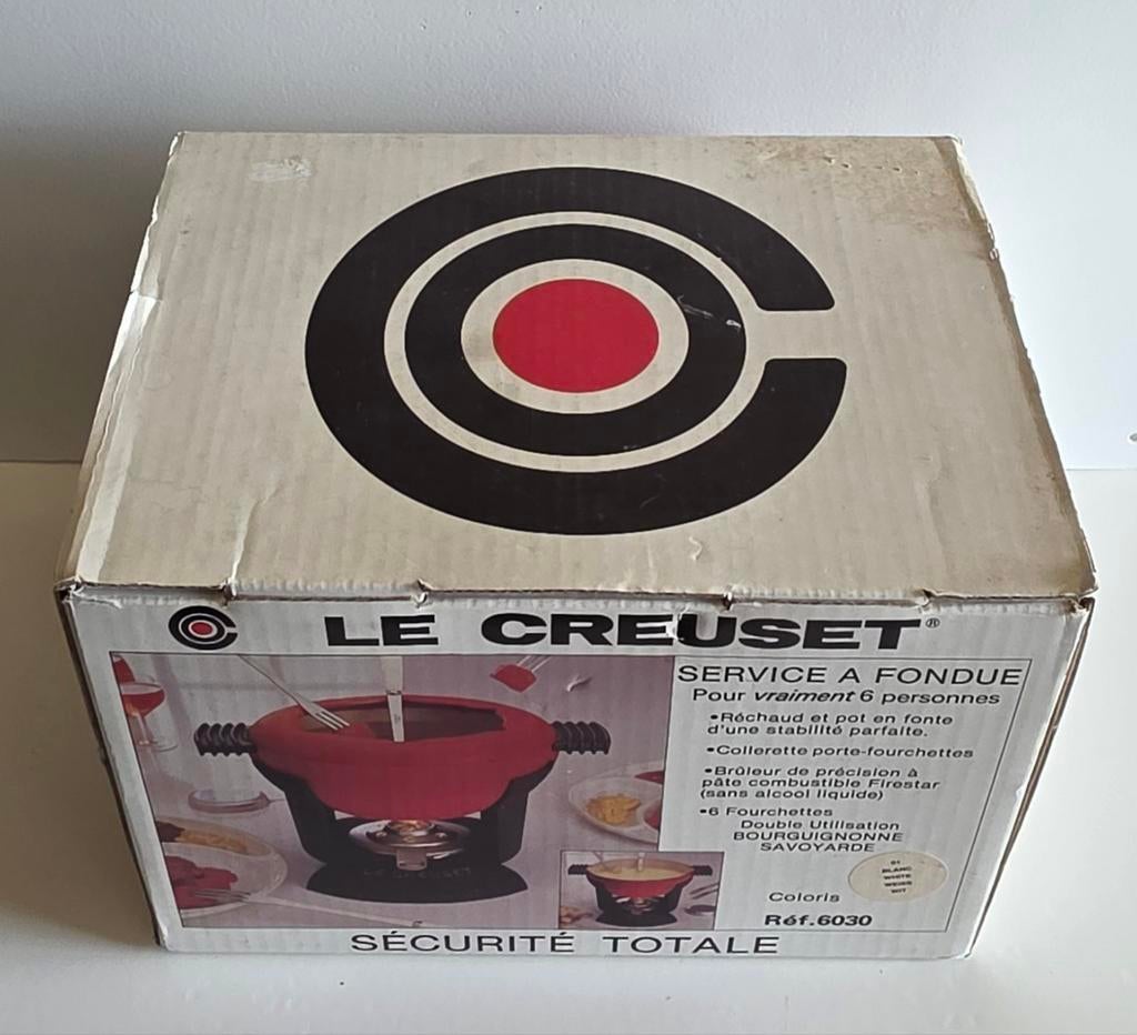Le Creuset  Service a fondue Réf 6030 (NIEUW!!) WIT, Ophalen, Wit, Le Creuset