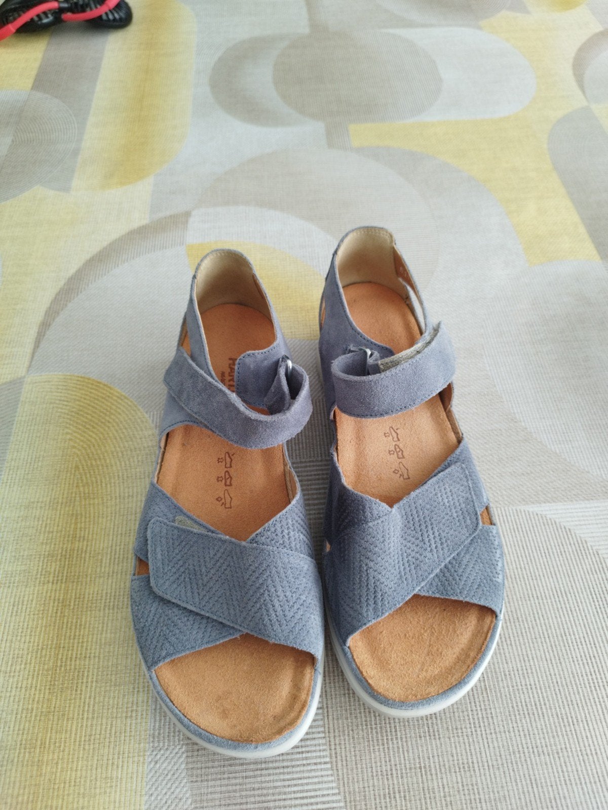 Dames sandalen met uitneembare zolen, Blauw, Nieuw, Hartjes, Sandalen of Muiltjes