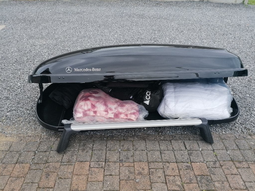 dakkoffer met  dakdragers mercedes, Ophalen, Zo goed als nieuw