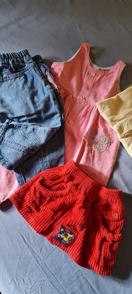 pakket babykledij meisje, mt 80, 4 stuks, Ophalen, Zo goed als nieuw, Maat 80