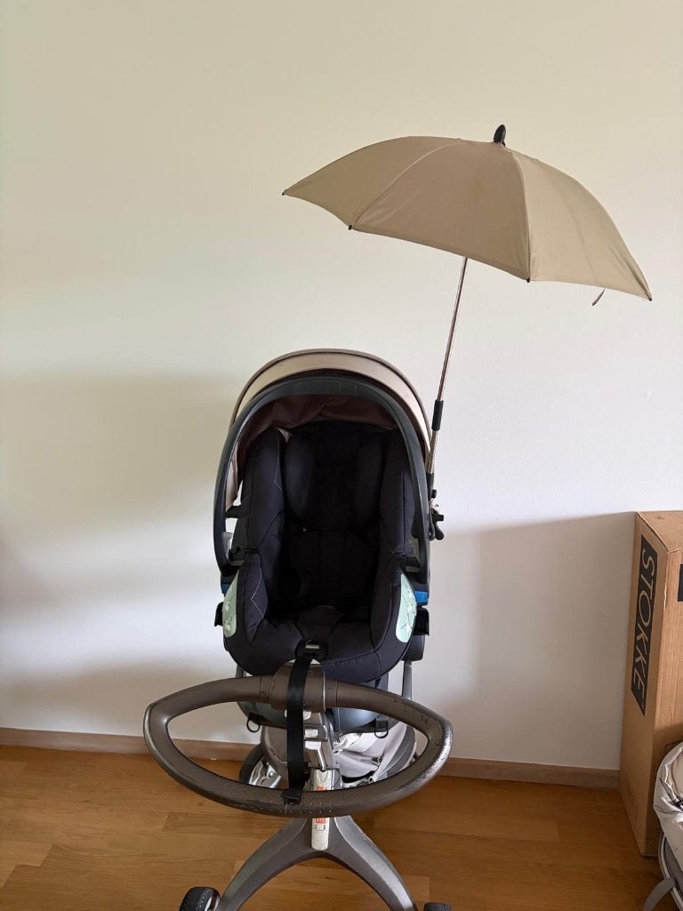 Stokke kinderwagen, Kinderen en Baby's, Gebruikt, Met autostoeltje, Ophalen, Kinderwagen