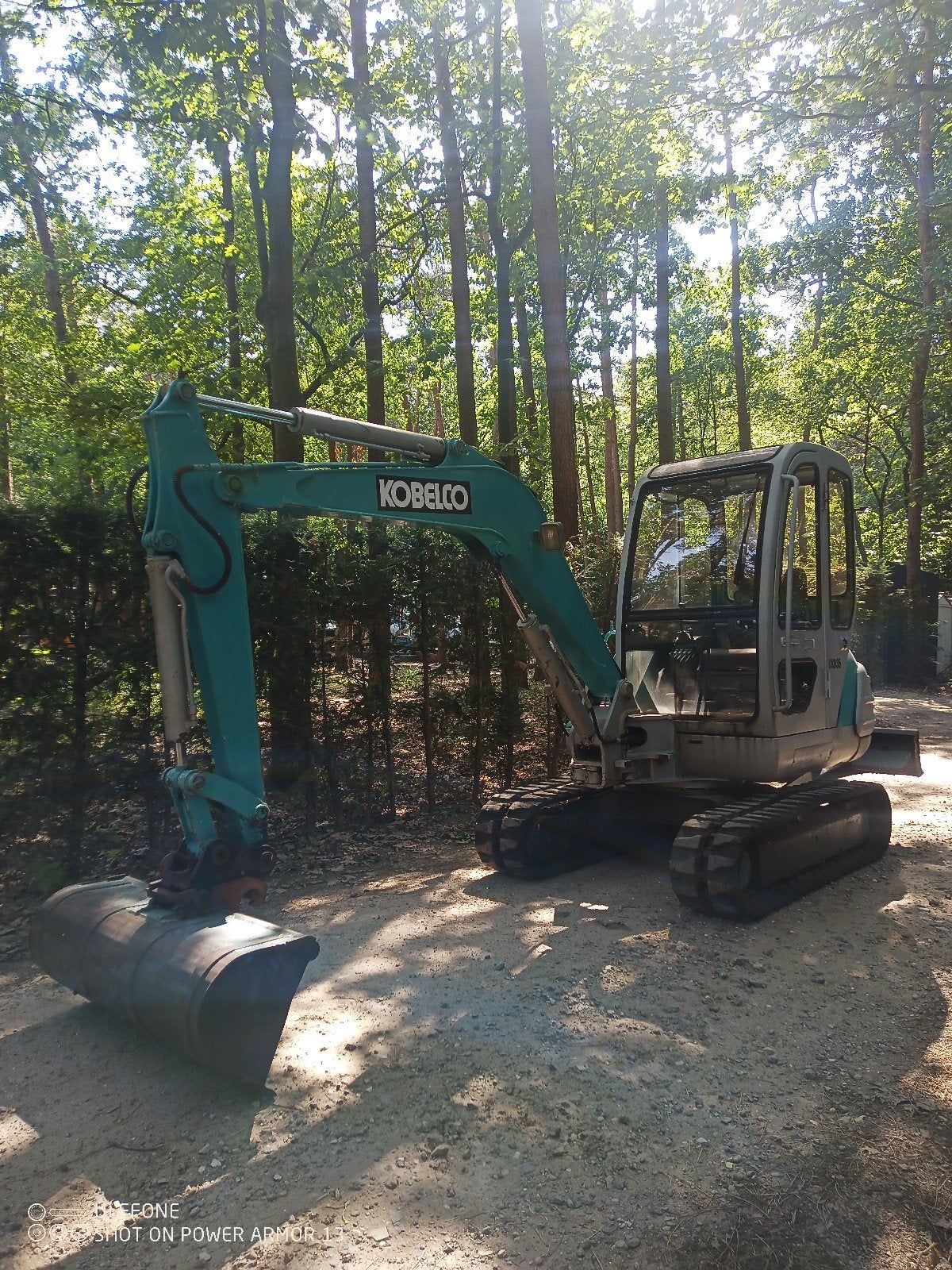 kobelco sk035 minigraver, Ophalen