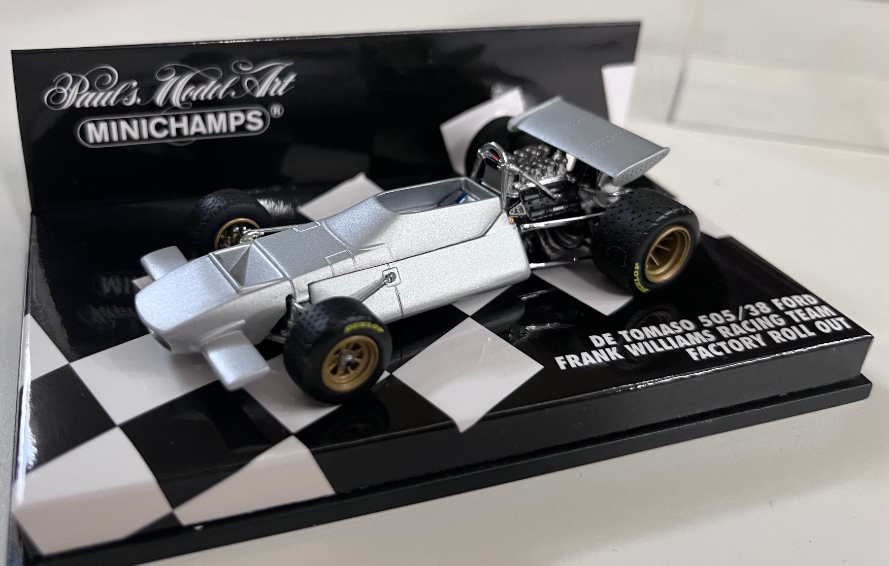 1/43 De Tomaso 505/38. Minichamps 4012138047914, Ophalen, Zo goed als nieuw, Auto, MiniChamps