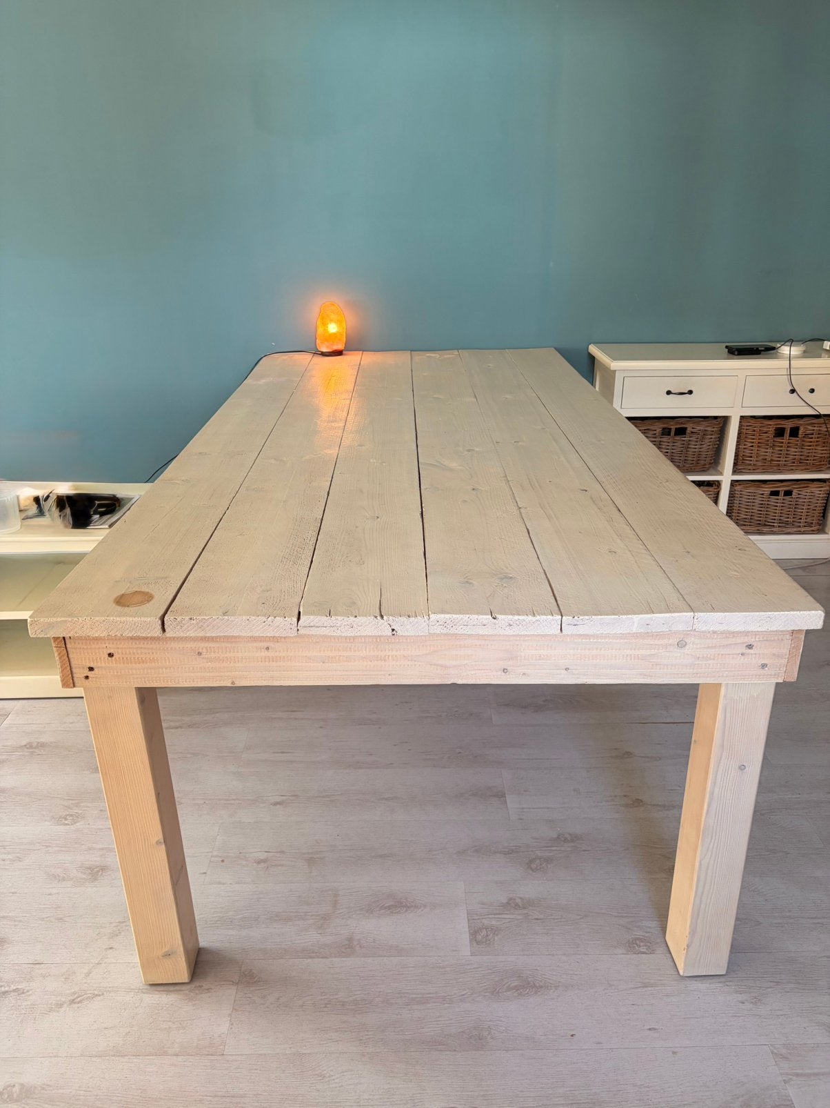 GRATIS tafel steigerhout, Huis en Inrichting, Ophalen, Zo goed als nieuw