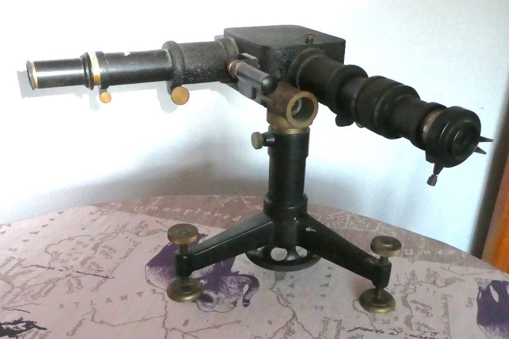spectrometer met prisma Officine galileo, Ophalen