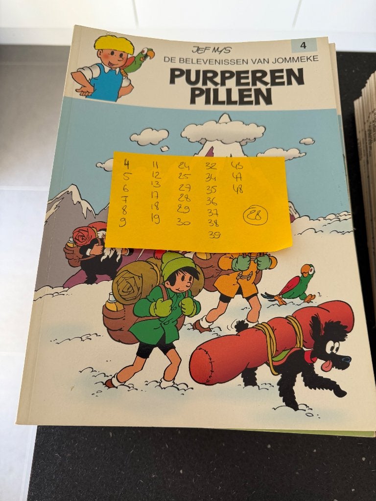 Stripboeken Jommeke, Jef Nys, Plusieurs BD, Enlèvement, Utilisé