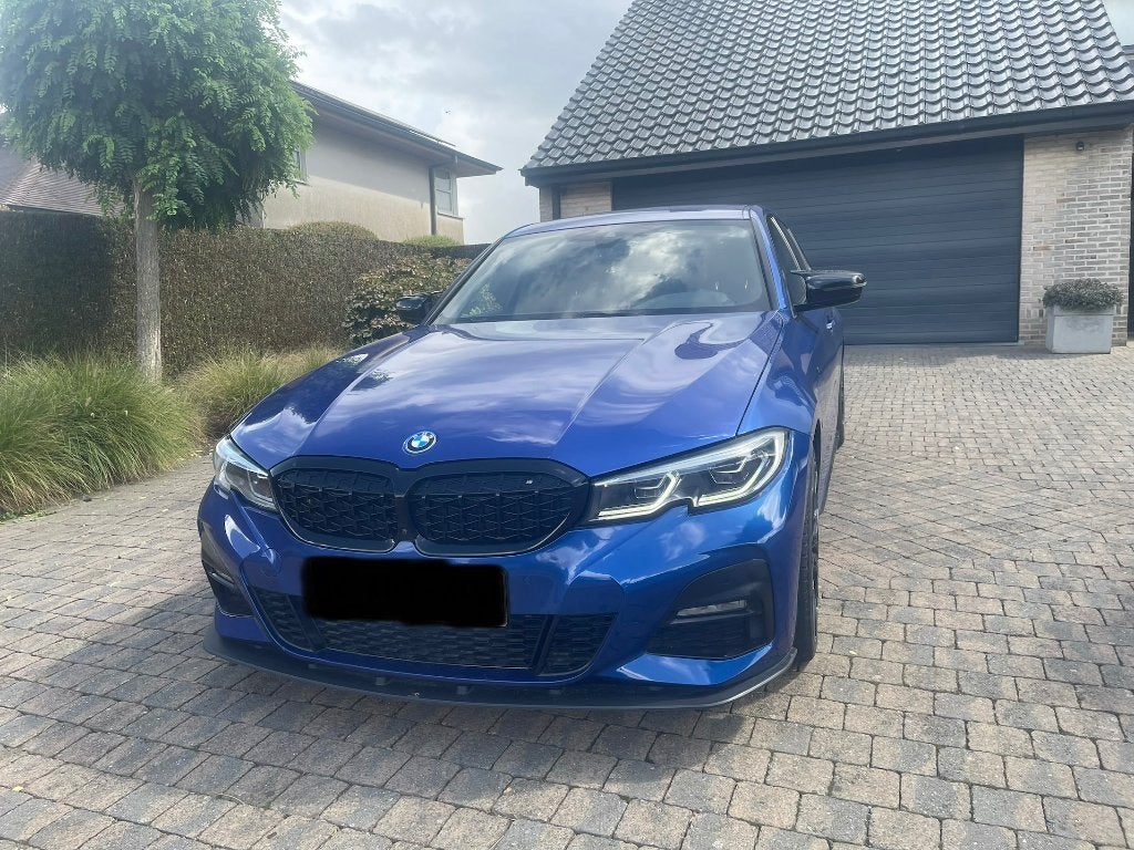 BMW 330E 292PK XDRIVE/ M-PACK + MAXTON + M3 SOUND, Auto's, BMW, Automaat, 4 cilinders, Blauw, Leder
