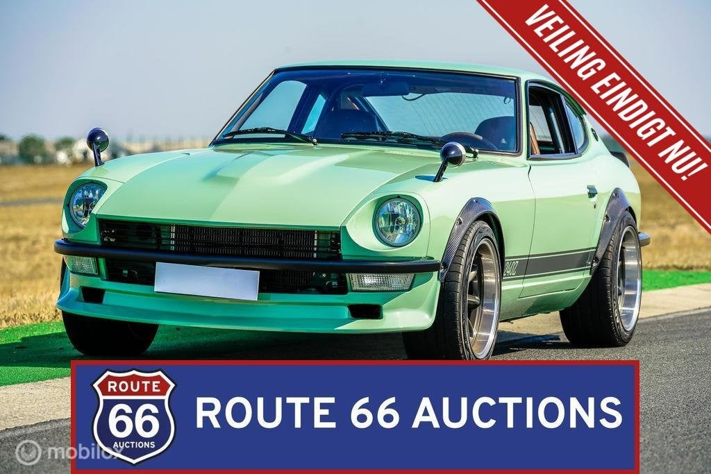 Datsun 240Z | 1972 | Route 66 Auctions, Overige merken, Zwart, Bedrijf, Handgeschakeld