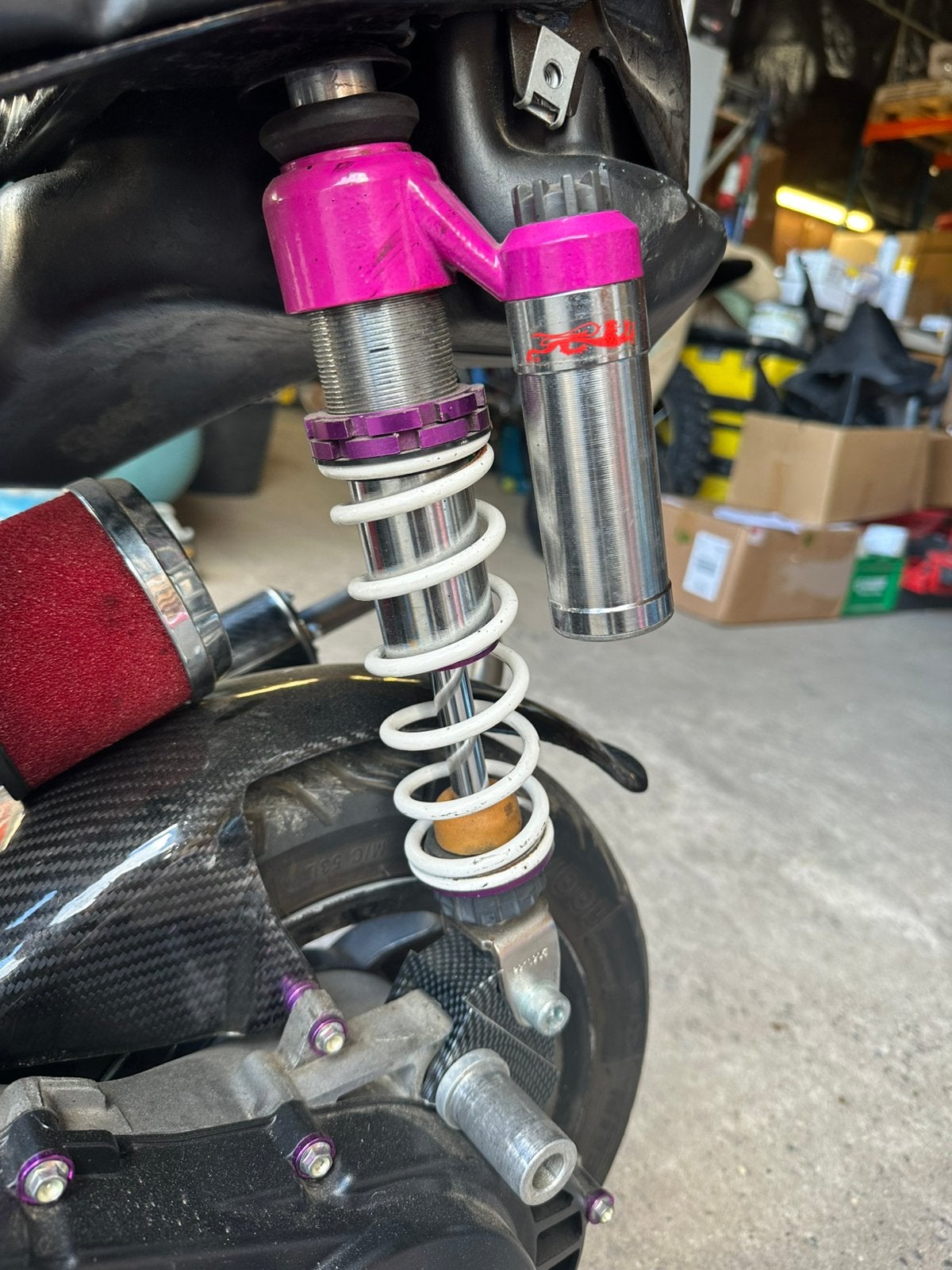 Malossi achtervering piaggio zip, Ophalen of Verzenden, Piaggio