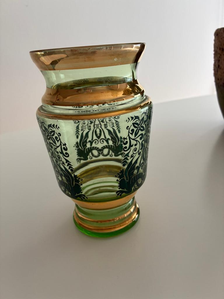 Ancien vase en verre Booms, Antiquités & Art, Enlèvement