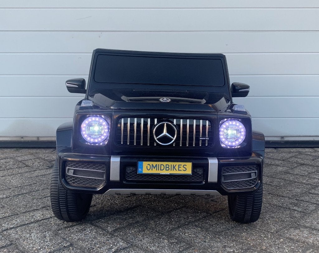 Mercedes G63 AMG 12v Metallic zwart Bluetooth / Afst. NIEUW, Ophalen of Verzenden, Nieuw
