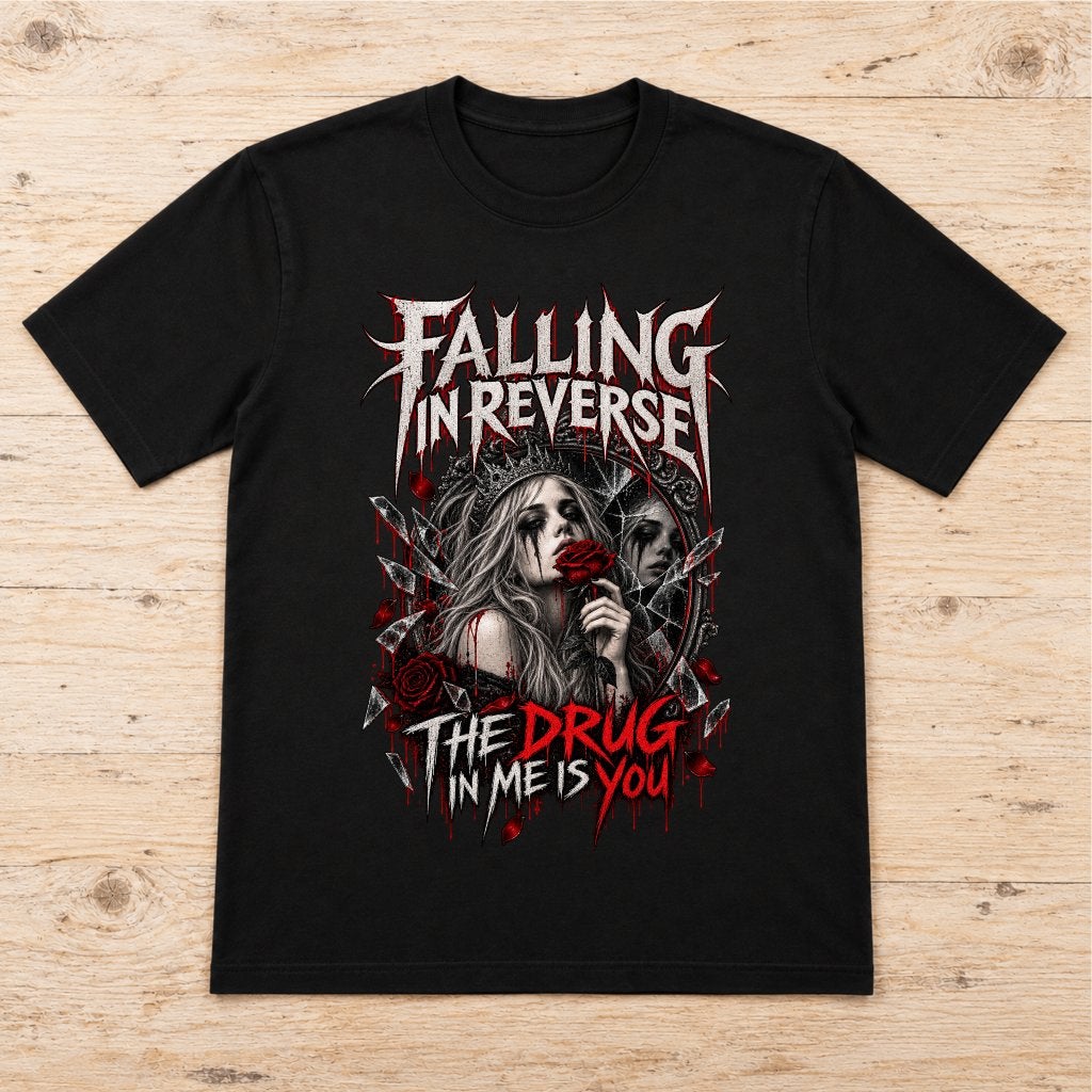 Falling In Reverse T-shirt „The Drug In Me Is You” - M/V, Verzenden, Nieuw, Overige maten, GILDAN
