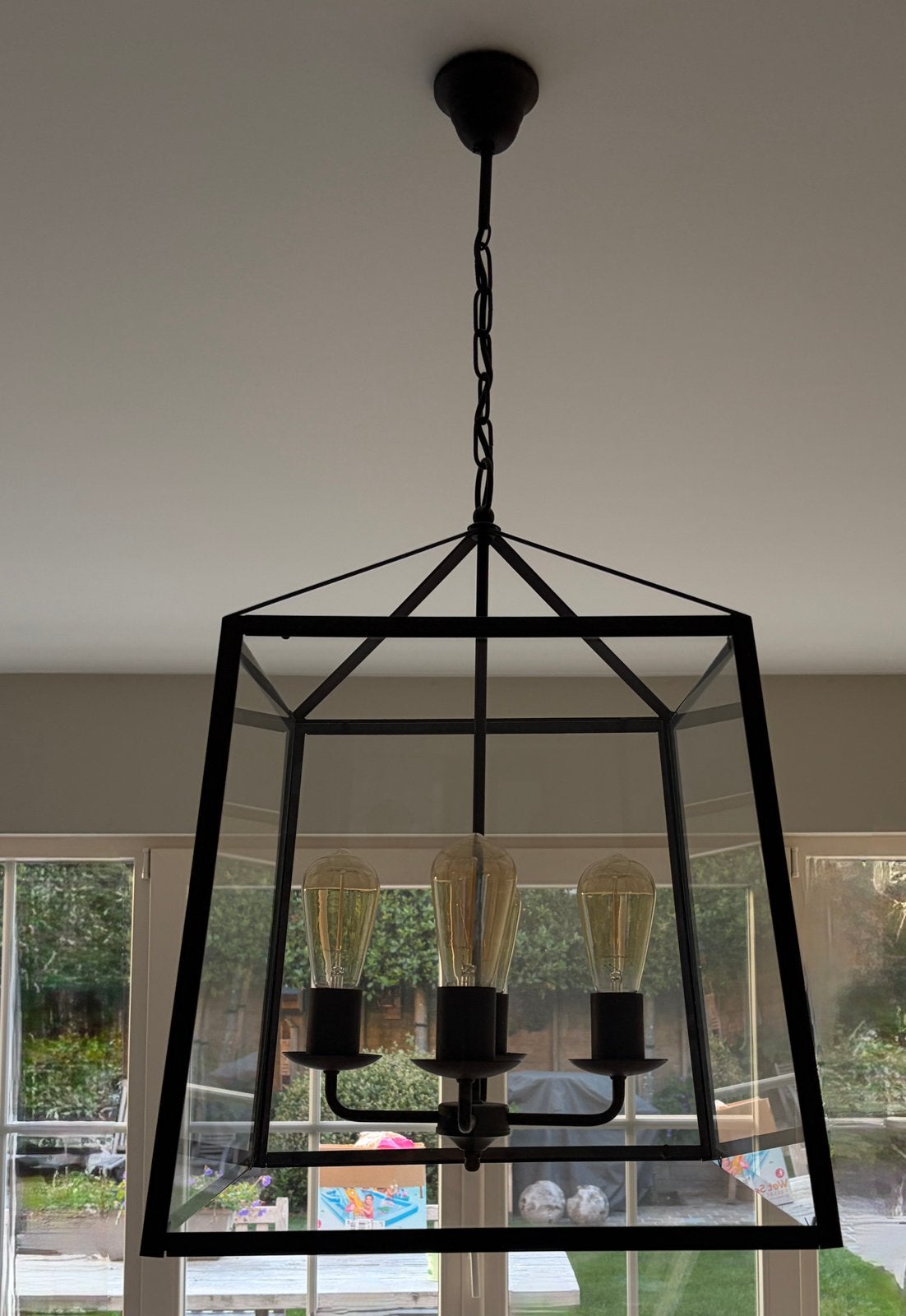 Hanglampen in goede staat, Ophalen, Zo goed als nieuw, Glas, Landelijk modern