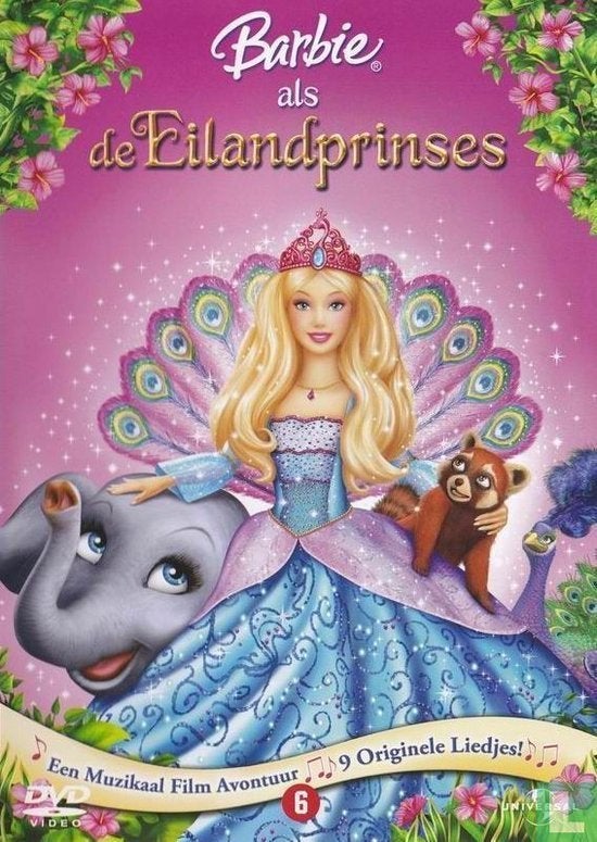 Dvd - barbie als de eilandprinses, Ophalen of Verzenden