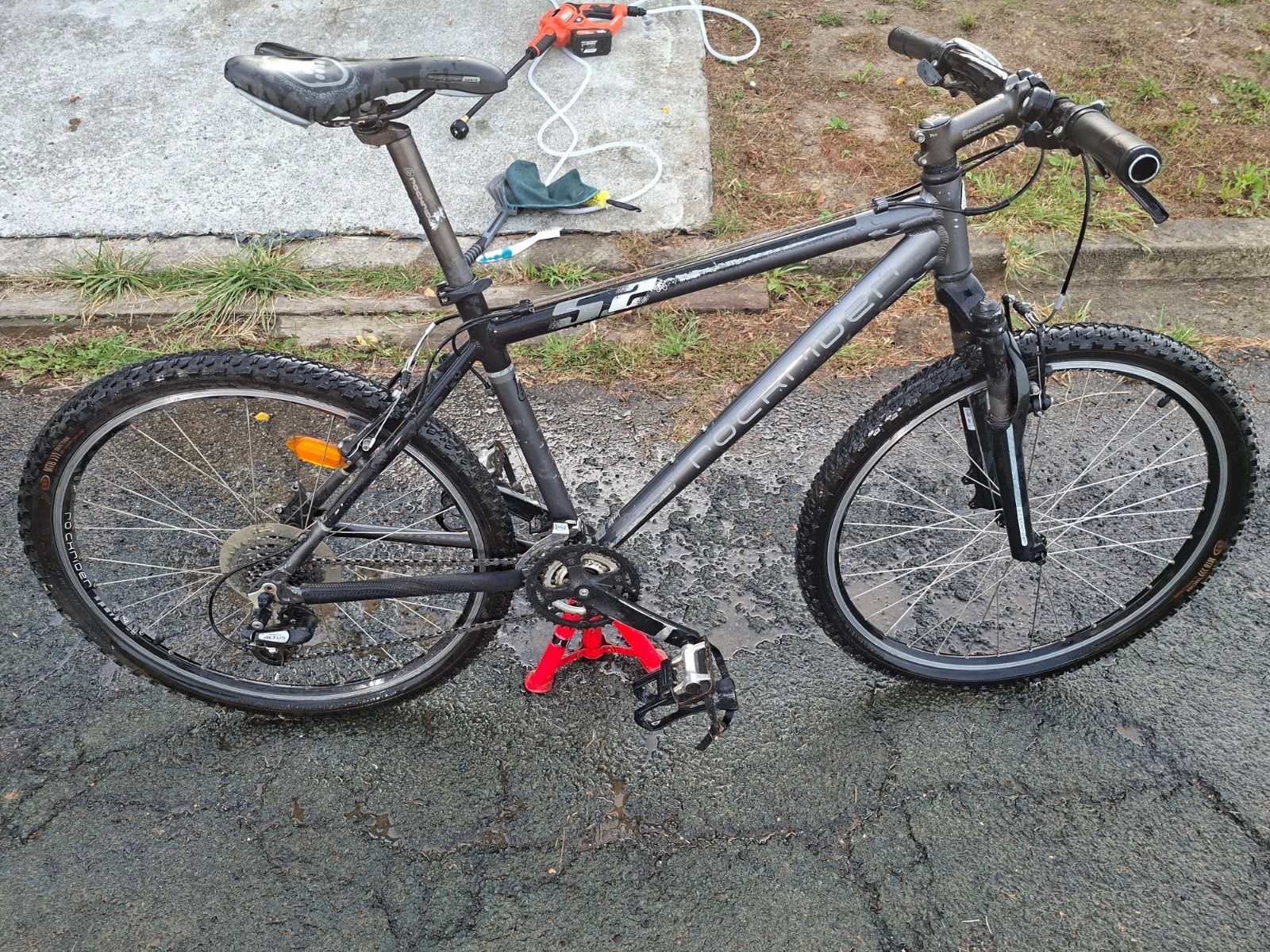 VTT Decathlon Rockrider 5.2 – 24 Vitesses​À vendre VTT Decat, Vélos & Vélomoteurs, Enlèvement, Utilisé, Frein sur jante, Overige merken